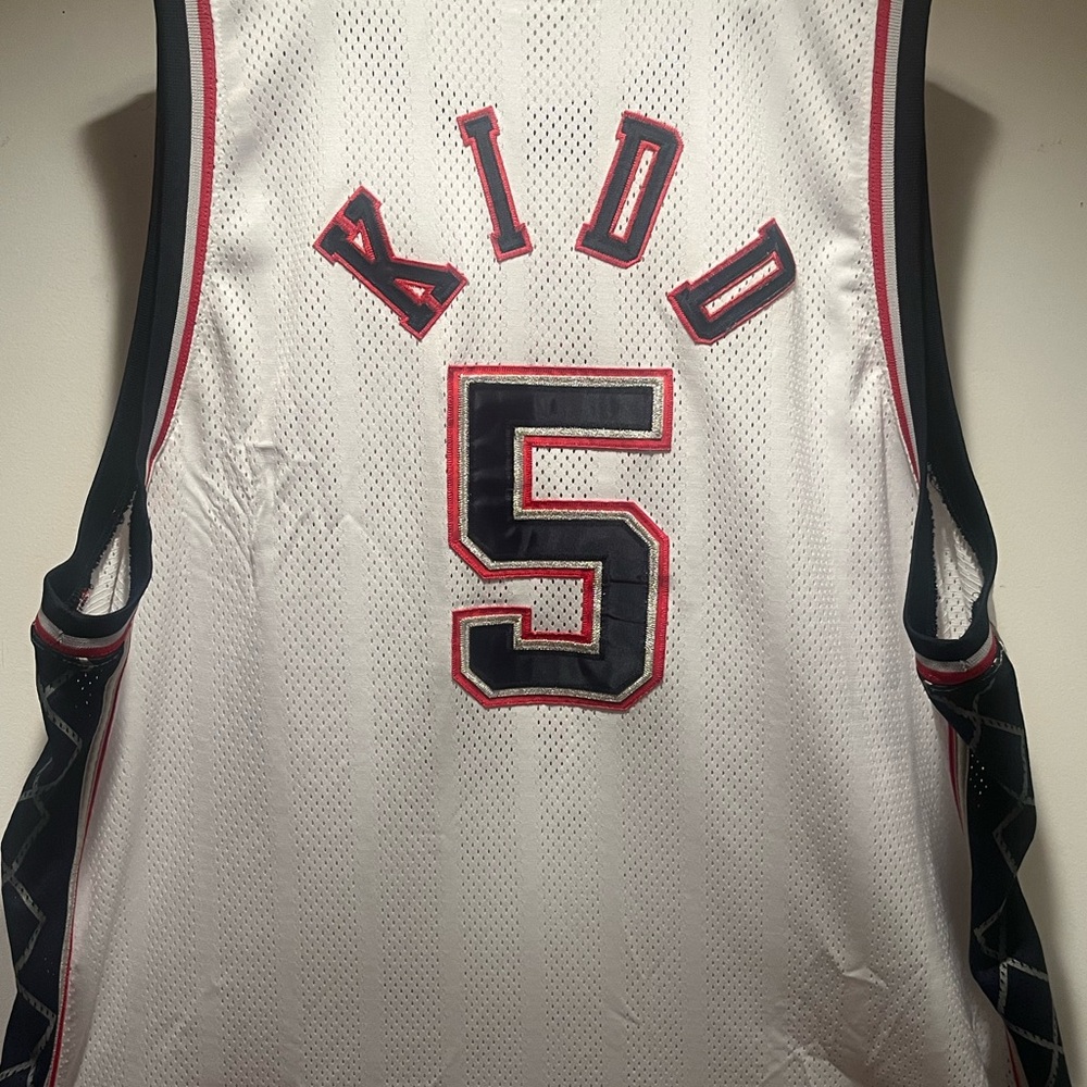 Reebok Authentic NBA Men’s New Jer Nets Jason Kidd Basketball Jersey Size 56